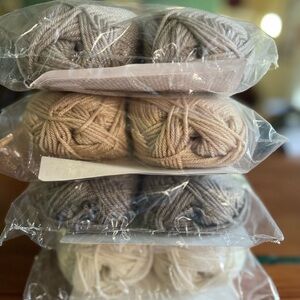 Yarn and knitting needles